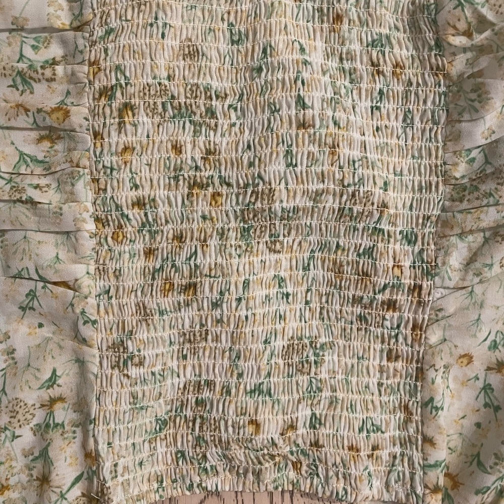 H&M Floral Ruched Top - Picture 5 of 7
